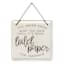 You Never Know What You Have Until Its Gone Bathroom Metal Hanging Wall Sign, 8"