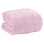3-Piece Pink Pintuck Comforter, Full/Queen