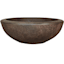 Rustic Brown Lip Bowl Planter, 21"