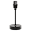 Black Metal Stick Mini Accent Lamp Base, 9"