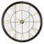 Metal & Wood Round Wall Clock, 40"