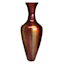 Red & Orange Long Neck Bamboo Vase, 29"
