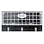 3-Hook Metal & Wood Wire Mail Basket, 14x7