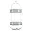 Lexington Grey Metal Mesh Shower Caddy, 25"