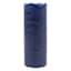 Honeybloom Dark Blue Wax LED Pillar Candle with 6 Hour Timer, 3x8