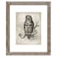 16x20 Matted to 11x14 Wall Frame, Listoni Brown
