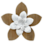 Rustic Flower Wall Art, 15"