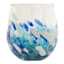Recycled Glass Stemless Multicolor Glass