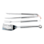 Ignite 3-Piece Stainless Silver BBQ Tool Set