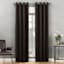 Found & Fable Huntington Chocolate Room Darkening Grommet Curtain Panel, 84"