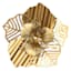 Gold Metal Flower Wall Art, 6"
