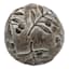 Carved Brown Decorative Ball, 4"
