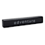 Black Adventure Ceramic Block Sign, 12x2