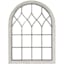 Wood & Metal Arched Window Wall Art, 23x31
