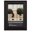 Black Ridged Profile Tabletop Picture Frame, 5x7