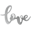 Love Cutout Table Sign, 9x6