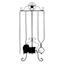 Black Star Fireplace Tool Set