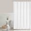 White Parker Shower Curtain, 72"