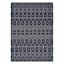(E307) Navy Collector Design Sisal Indoor & Outdoor Area Rug, 5x7