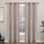 Leeds Blush Woven Blackout Grommet Curtain Panel, 84"