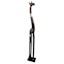 Oversized Silver & Brown Giraffe Decor, 58"