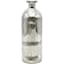 Silver Glass Bottle Vase, 10.5"