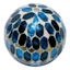 Blue Mosaic Glass Ball, 4"
