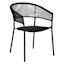 Crosby St. Brody Wicker Patio Chair, Black