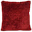Moove Red Shag Throw Pillow, 18"