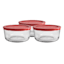 Anchor Hocking 6-Piece Snug Fit 4-Cup Storage Set