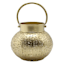 Gold Metal Punch Lantern, 6"