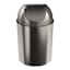 Nickel & Silver Mezzo Trash Can, 2.5gal