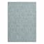(E306) Aqua Geo Wave Indoor & Outdoor Area Rug, 5x7