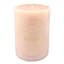 Sheer Peony Scented Pillar Candle, 3x4
