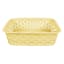Pale Yellow Y-Weave Storage Basket, Extra Small