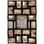 20-Opening Black Shadow Box Family Collage Picture Frame, 35x23