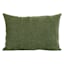 Reese Oil Green Chenille Throw Pillow, 14x20