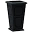 Japi All Weather Proof Black Versailles Square Outdoor Planter, Large