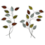 Leaves Metal Wall Art, 10x13