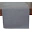Dark Grey Ribbed Table Runner, 72x13