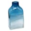 Blue Clear Glass Vase, 11"