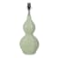 Grace Mitchell 21in. Green Gourd Ceramic Table Lamp