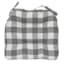Grey Cotton Buffalo Check Dining Chair Cushion