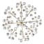 Metal Gold Starburst Wall Art, 16"