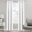 White Diamond Light Filtering Curtain Panel, 84"