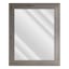Nessa Dark Espresso Rectangle Wall Mirror, 29x35
