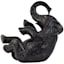 Black Laying Elephant, 6"