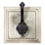 White Wood & Metal Rustic Wall Hook, 5"