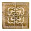 Set of 4 Etched Medallion Wooden Coasters