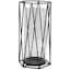 Black Metal Triangle Candle Holder, 11"